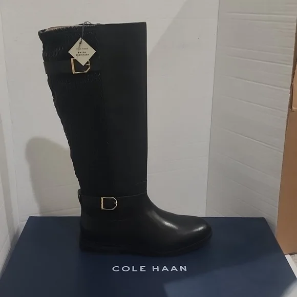 Cole Haan Chesley Leather Knee-High Boots size 7 - Picture 8 of 14